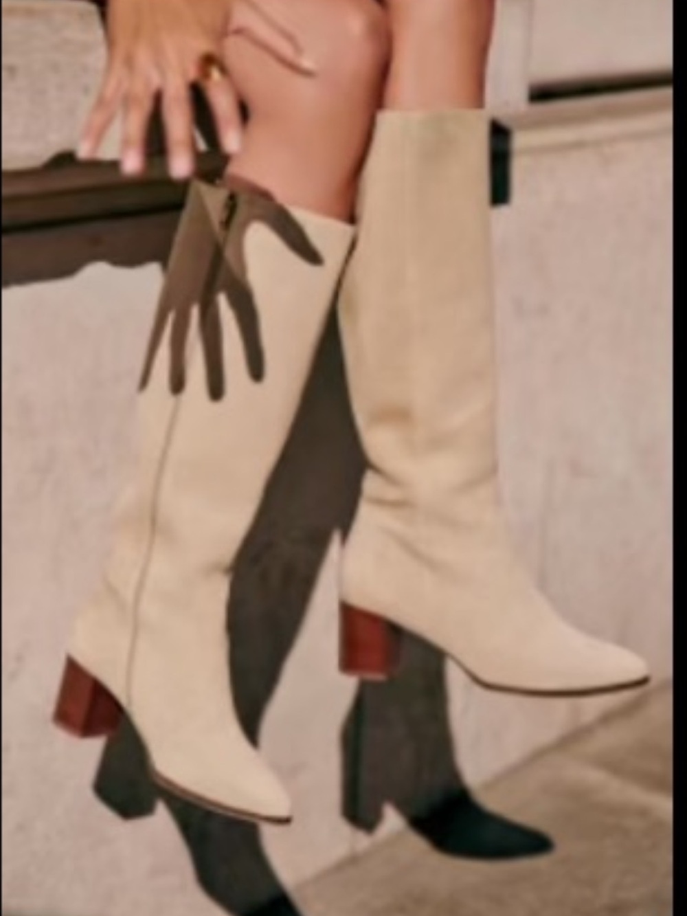 Sezane Adele Suede Boots